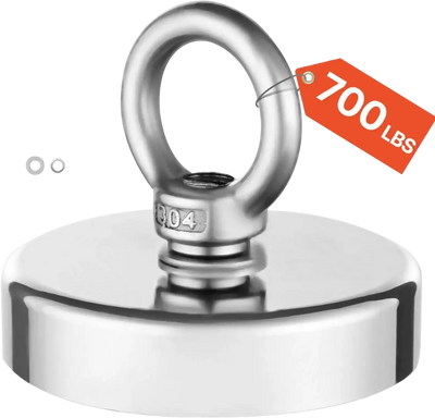 Vevor Fishing Magnet 700 lbs Neodymium Rare Earth Retrieval Magnet New