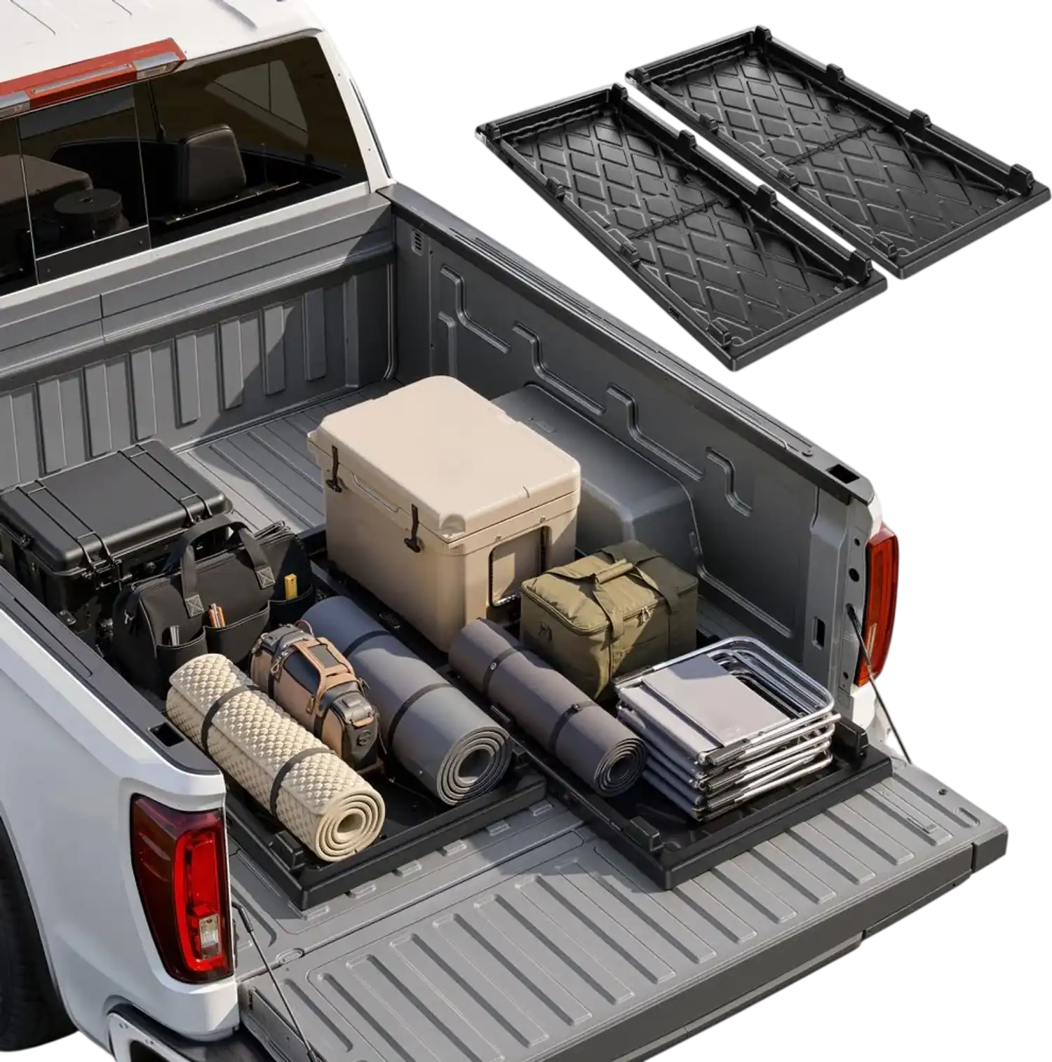 Vevor Truck Bed Cargo Tray Slide-Out 500 lbs Capacity for Full-Size Pickup Trucks New