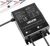 VEVOR Marine Battery Charger, 2-Bank, 10A 12V Onboard Boat Charger, IP68 Waterproof Smart On-Board Battery Charger, for Lithium-Ion (LiFePO4), NCM, Lead-Acid Batteries, Large Boat, Yacht, RV, Trailer