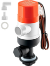 VEVOR Livewell Pump for Boat, 12V 500 GPH Straight Livewell Aerator Pump with Dual Inlets, ABA Housing & Detachable Motor Cartridge, Corrosion-Resistant Livewell/Baitwell Pump for Freshwater Saltwater
