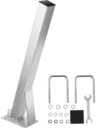 VEVOR Boat Trailer Winch Stand, 3 x 3 x 34-inch Winch Posts, Boat Winch Mount with U-Bolts for 3 Inches W x 3-4 Inches H Trailer Tongue, Galvanized, Fit for Jet Ski, Sailboat, Fishing Boat, Speedboat