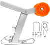 VEVOR Boat Trailer Winch Stand with Roller, Adjustable Height 14.3-21.6 Inches, Boat Winch Mount with U-Bolts for 2-3 Inches W x 3-4 Inches H Trailer Tongue, Fit for Jet Ski, Sailboat, Speedboat