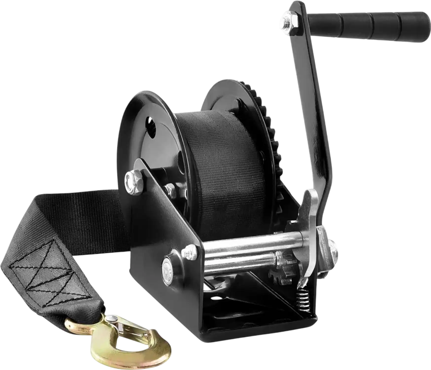 Vevor Hand Winch 1200 lbs Boat Trailer Rope Crank with 23' Polyester Strap New