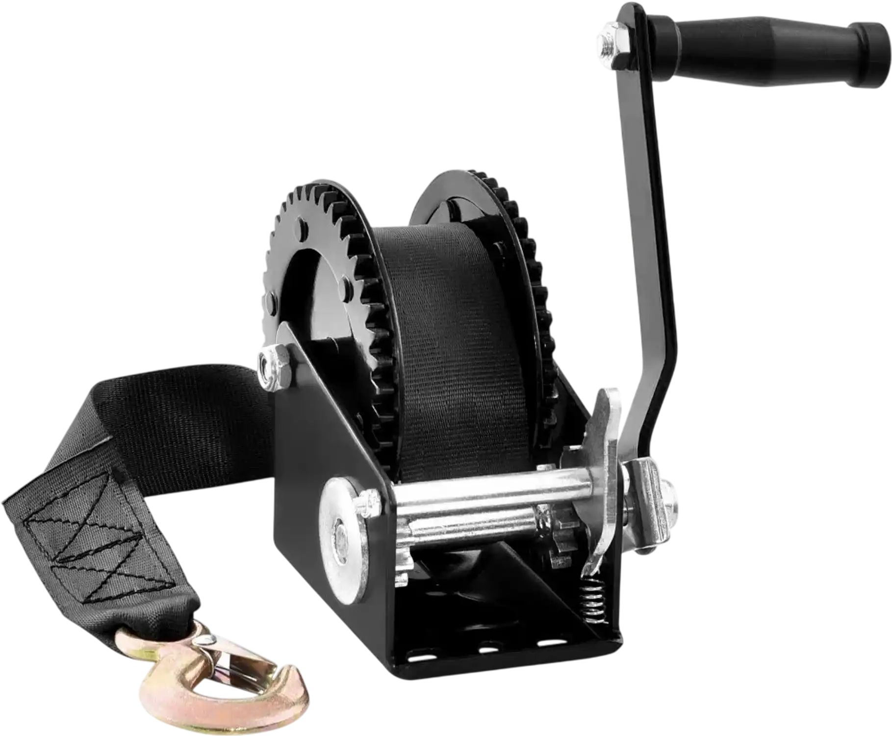 Vevor Hand Winch 2000 lbs Boat Trailer Heavy Duty Rope Crank with 23' Polyester Strap New
