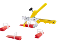 VEVOR Tile Leveling System, 1/8 Inch(3 mm) with 1pc Tile Plier, 700 PCS DIY Tile Leveler Spacers Clips and 200 PCS Reusable Wedges, Tile Tools Set for Professional Ceramic Tile and Stone Installation