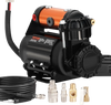 VEVOR Onboard Air Compressor Kit, 150PSI Offroad Air Compressor, Portable Tire Inflator Heavy Duty 3.5CFM Air Pump for Jeep SUV 4x4 Vehicle, Compatibility with Air tools, Air horns, Lockers