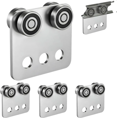 Vevor Manual Trolley 4-Wheel Assembly Rollers for 1-5/8