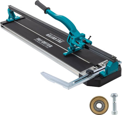 VEVOR Tile Cutter 31 Inch,Manual Tile Cutter Single Rail with Precise Laser Positioning, Alloy Cutter Wheel with Ergonomic Handle, Accurate Rulers, For Large Tile 0.24\