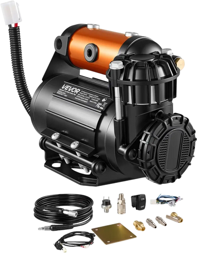 Vevor Air Compressor 12V Portable Tire Inflator 210 PSI Offroad Air Pump New