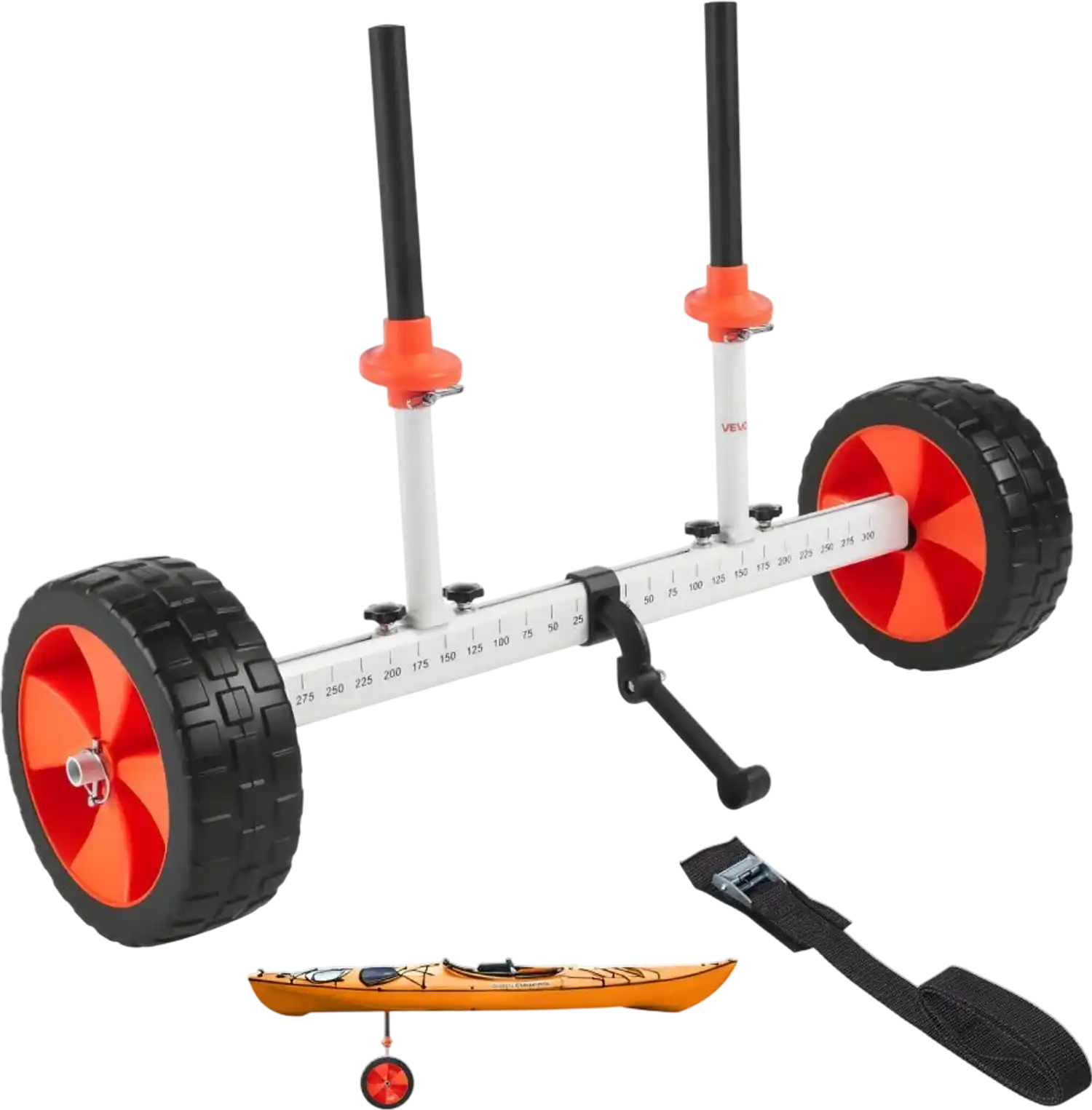 Vevor Kayak Cart 230 lbs Capacity Canoe Dolly with 10