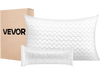 VEVOR Bed Pillow for Sleeping, King Size Luxury Quality Hotel Pillow with Memory Foam Fill, Supportive & Adjustable, Includes Natural Firber Pillowcase, Bedding for Back, Stomach and Side Sleepers