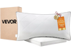 VEVOR Bed Pillows for Sleeping, Set of 2, King Size Luxury Quality Hotel Pillows with Original Down Alternative Filling, Supportive and Fluffy, Bedding for Back, Stomach and Side Sleepers, White