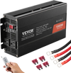 VEVOR Sine Wave Converter, 1000W, DC 12V to AC 120V, with Dual AC Sockets, 1 USB, 1 Type-C, Remote Operation for Portable Electronics, CE FCC Approved