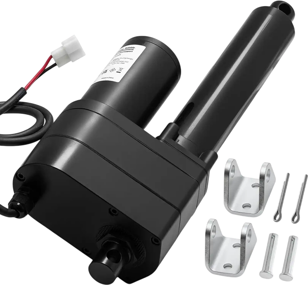 VEVOR 12V Linear Actuator, 7.87 Inch Ultra Heavy-Duty 2023lbs/9000N Linear Motion Actuator, IP65 Waterproof 0.2"/s with Mounting Brackets for Industrial Machinery Vessels, Heavy Lifting Systems