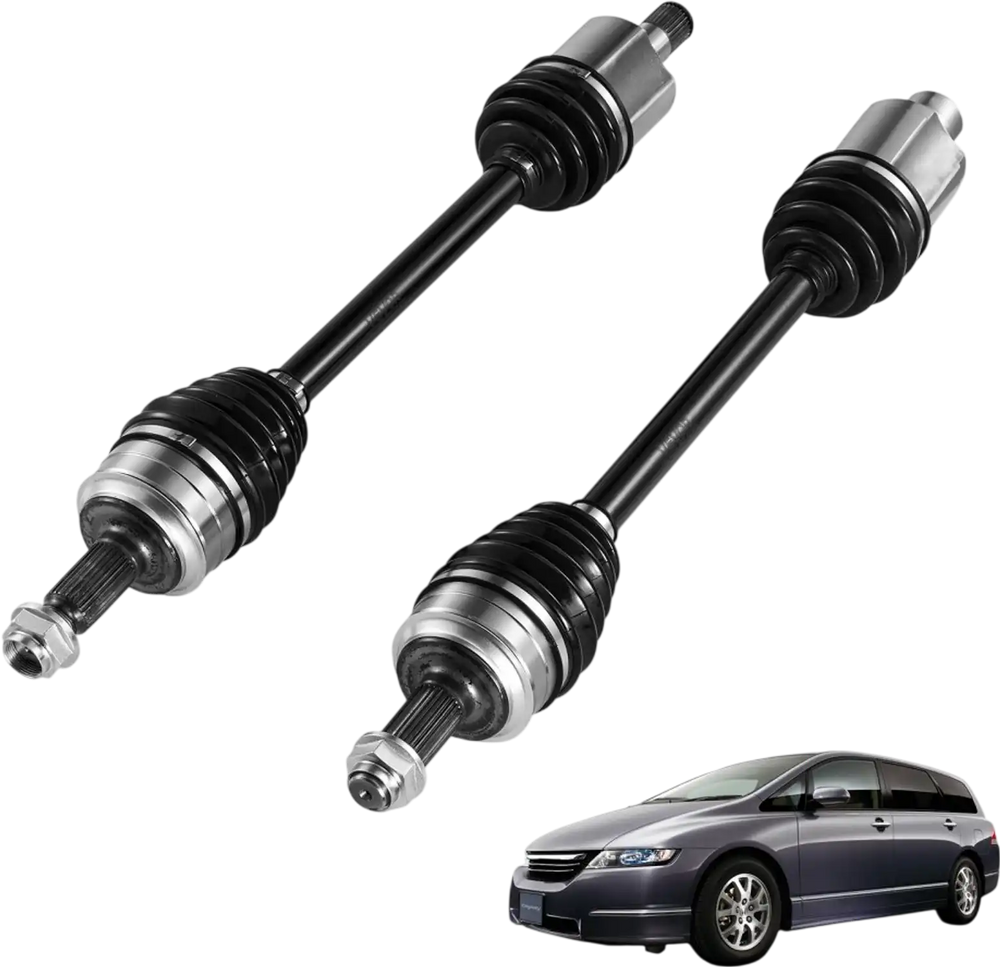 VEVOR CV Axle Shaft Assembly, 2 Pieces Front Left & Right (Driver and Passenger Side), Automotive Replacement CV Joint Axles Pair Compatible with 2005-2006 Honda Odyssey, Alloy Steel & Carbon Steel
