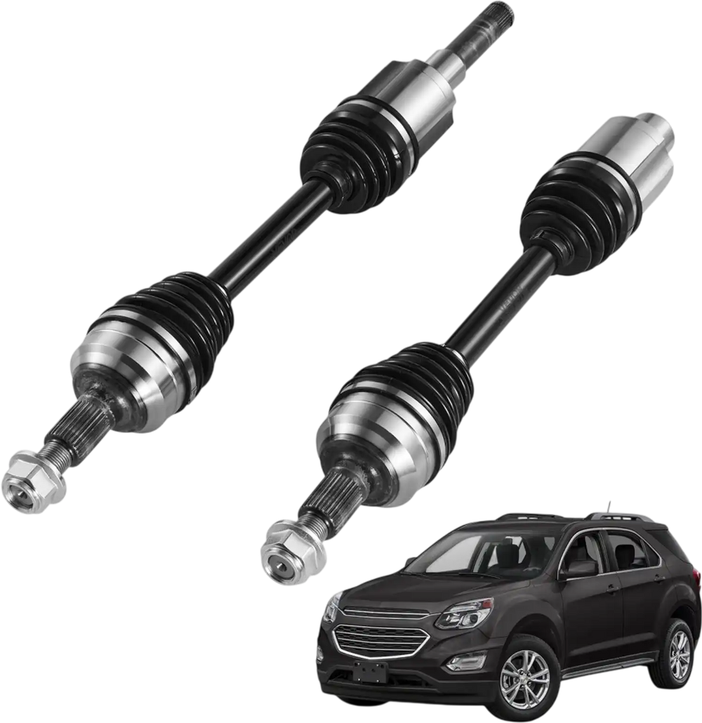 VEVOR CV Axle Shaft Assembly, 2 Pieces Front Left & Right (Driver and Passenger Side), Automotive Replacement Joint Axles Pair Compatible with 2010-2017 Chevrolet Equinox, Alloy Steel & Carbon Steel