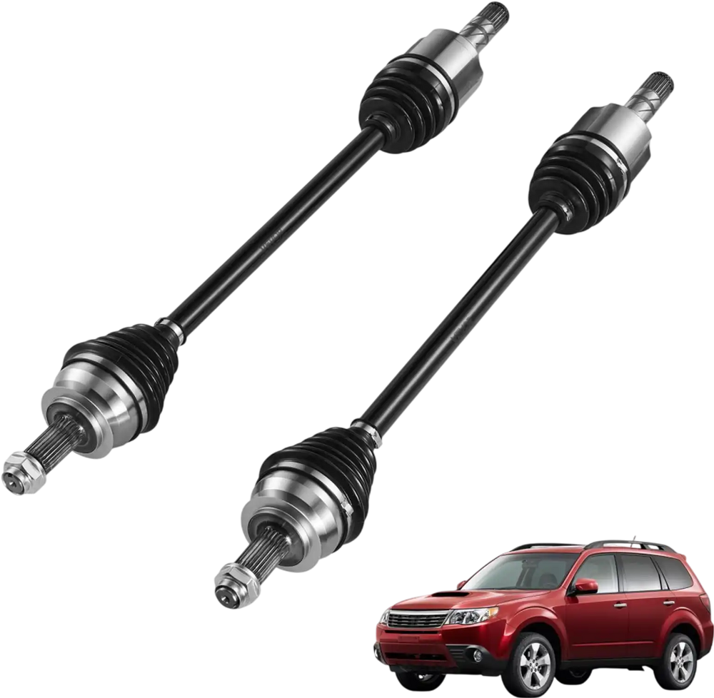VEVOR CV Axle Shaft Assembly, 2 Pieces Front Left & Right (Driver and Passenger Side), Automotive Replacement CV Joint Axles Pair Compatible with 2009-2013 Forester, Alloy Steel & Carbon Steel