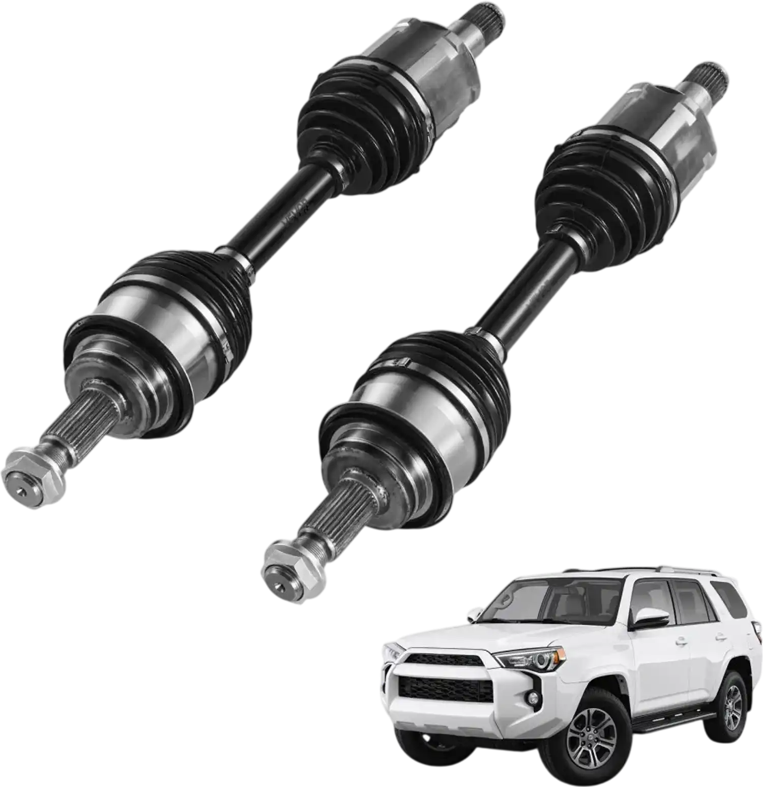 Vevor CV Axle Shaft Assembly Front Left & Right for 2003-2022 Toyota 4Runner 2-Pc New