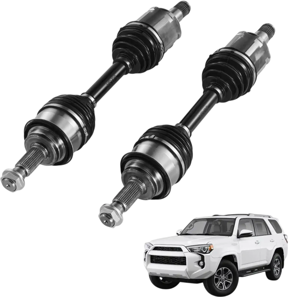 VEVOR CV Axle Shaft Assembly, 2 Pieces Front Left & Right (Driver and Passenger Side), Automotive Replacement CV Joint Axles Pair Compatible with 2003-2022 Toyota 4Runner, Alloy Steel & Carbon Steel