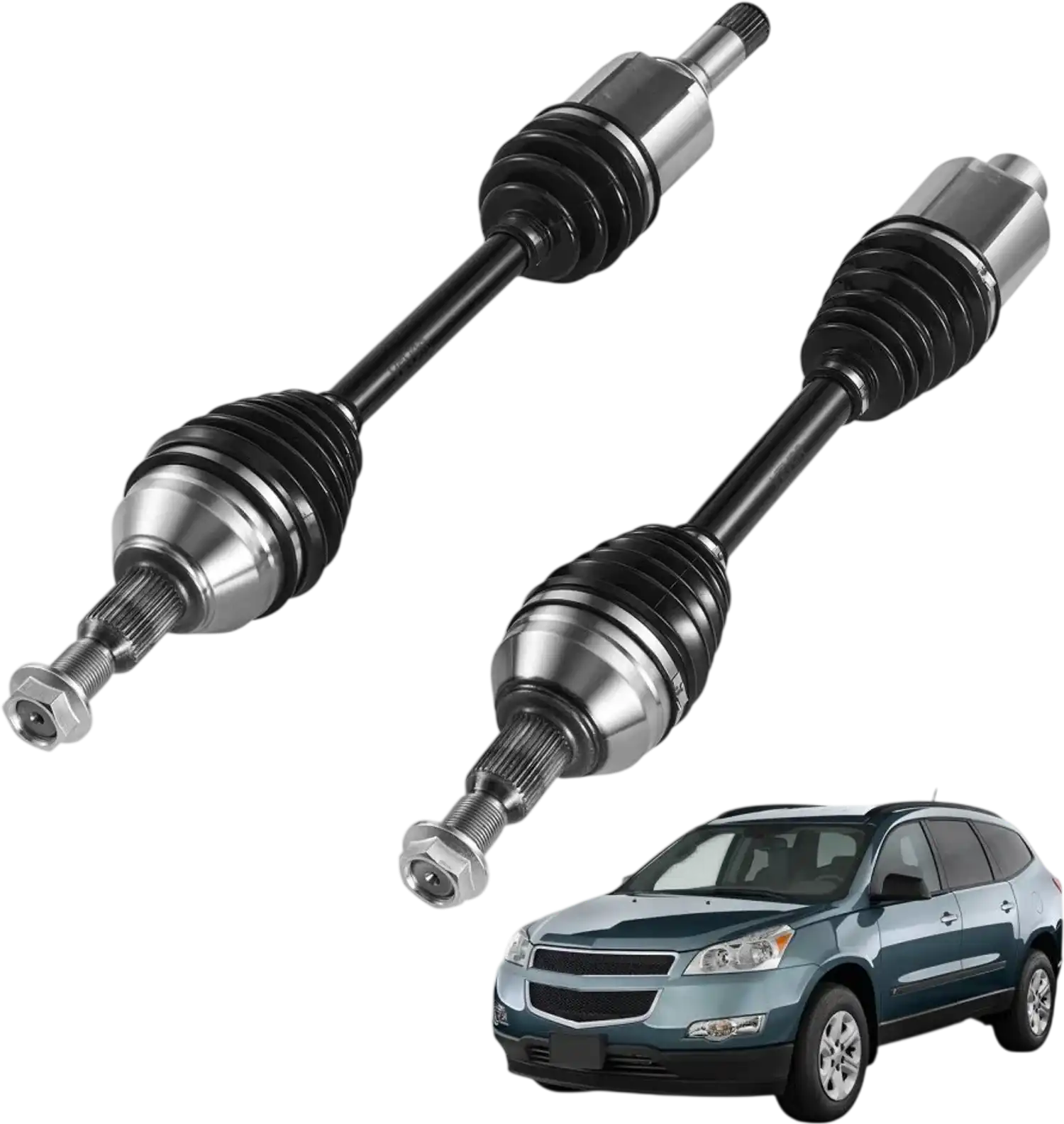 Vevor CV Axle Shaft Assembly Front Left & Right Pair for 2009-2017 Chevrolet Traverse New