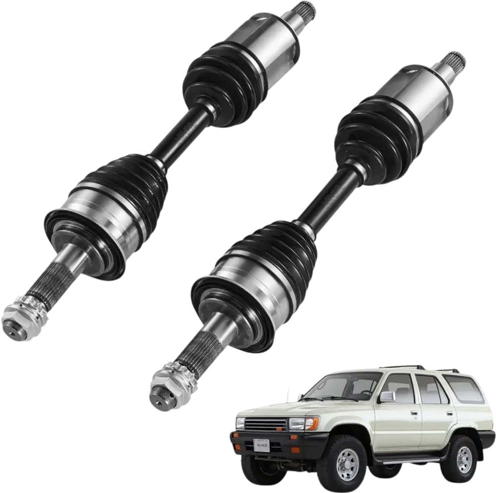 VEVOR CV Axle Shaft Assembly, 2 Pieces Front Left & Right (Driver and Passenger Side), Automotive Replacement CV Joint Axles Pair Compatible with 1996-2002 Toyota 4Runner, Alloy Steel & Carbon Steel