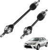 VEVOR CV Axle Shaft Assembly, 2 Pieces Front Left & Right (Driver and Passenger Side), Automotive Replacement CV Joint Axles Pair Compatible with 2009-2018 Toyota Corolla, Alloy Steel & Carbon Steel