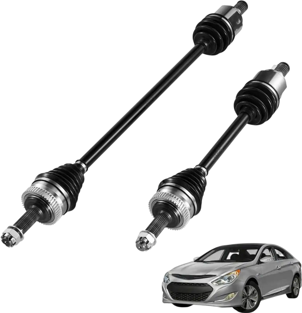 VEVOR CV Axle Shaft Assembly, 2 Pieces Front Left & Right (Driver and Passenger Side), Automotive Replacement CV Joint Axles Pair Compatible with 2011-2014 Hyundai Sonata, Alloy Steel & Carbon Steel