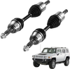 VEVOR CV Axle Shaft Assembly, 2 Pieces Front Left & Right Side (Driver and Passenger Side), Automotive Replacement CV Joint Axles Pair Compatible with 2006-2010 Hummer H3, Alloy Steel & Carbon Steel