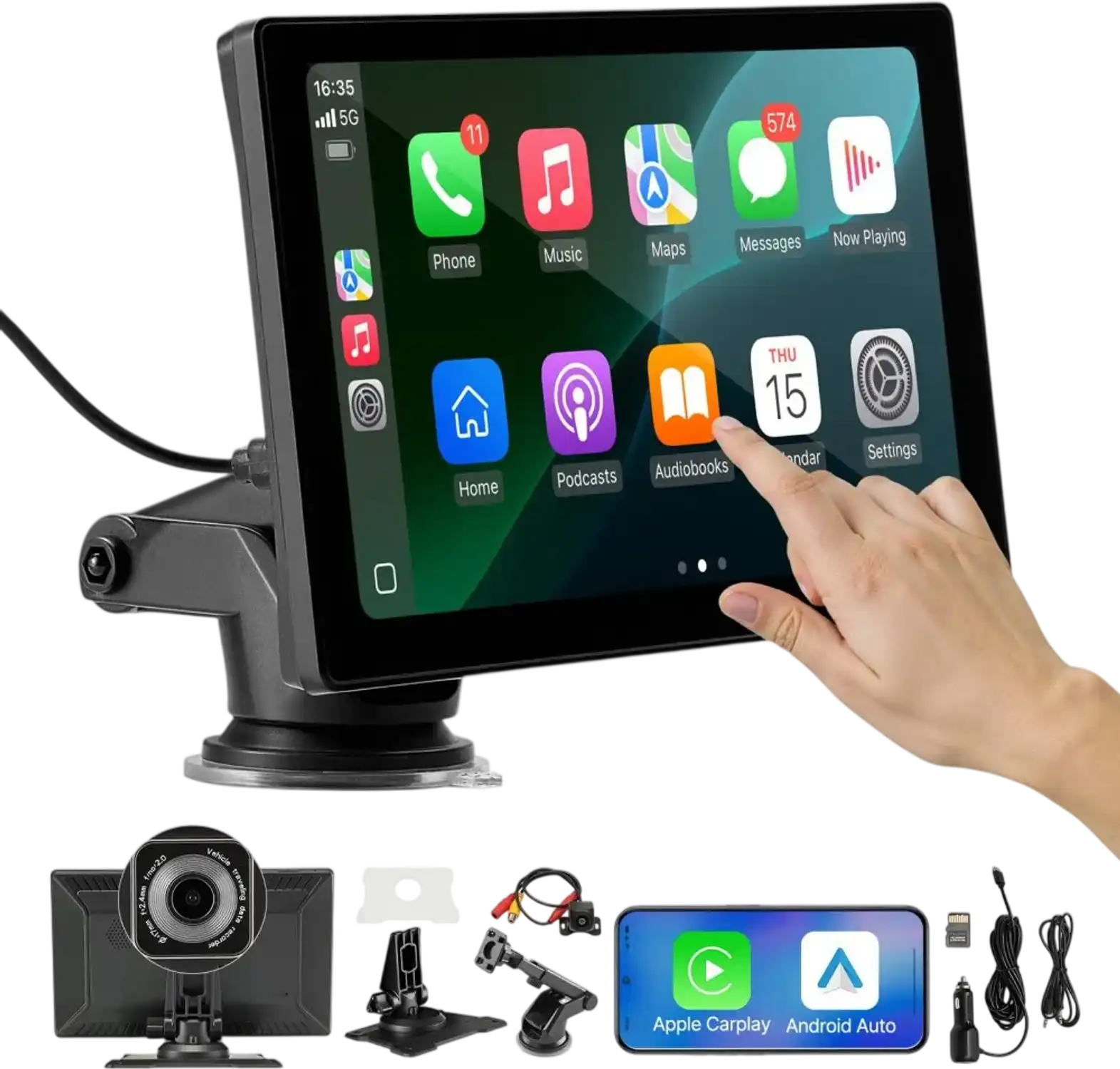 Vevor Car Stereo Wireless Apple CarPlay & Android Auto 9