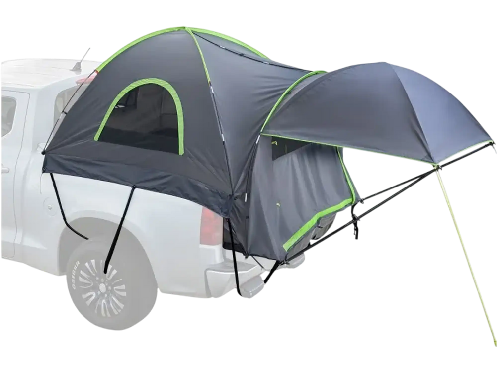 VEVOR Pickup Truck Tent, Fits 5.0-5.2 ft Truck Tents for Camping, Waterproof PU2000 mm 2-3 Person Sleeping Truck Bed Tent, Sturdy Truck Bed Camper Shell with Expandable Awning, Rainfly, Storage Bag