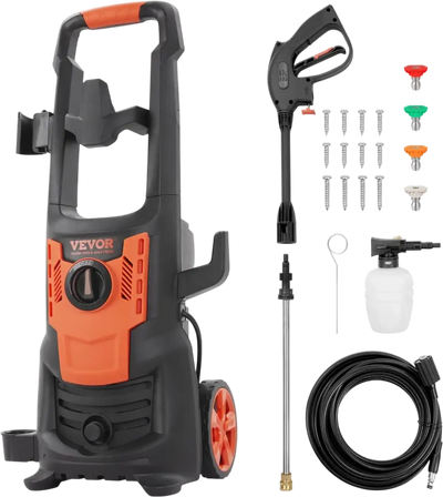 Vevor Electric Pressure Washer 2150 PSI 1.8 GPM 1800W Portable Power Washer New