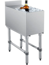 VEVOR Commercial Ice Bin, 39.6 Qt Max Capacity, 12 x 24 x 33 Inch Stainless Steel Ice Chest with Sliding Lid, 24H Long-Lasting Insulation, Cooler Cart Cocktail Unit for Bar Restaurant Pub, NSF