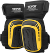 VEVOR Knee Pads for Work, Extended Heavy Duty Construction Knee Pads with 2 Extension Straps, Anti-slip Foam Gel Knee Pads, Men & Women, for Gardening Flooring Roofing and Cleaning, Yellow and Black