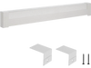 VEVOR Baseboard Heater Covers, Basic Series 5 ft Standard Electric Heating Unit Front Cover for Home Improvement, Heavy-duty Steel, Easy Installation for Bedroom Replacing Old Cover, White