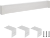 VEVOR Baseboard Heater Covers, Basic Series 6 ft Standard Electric Heating Unit Front Cover for Home Improvement, Heavy-duty Steel, Easy Installation for Bedroom Replacing Old Cover, White