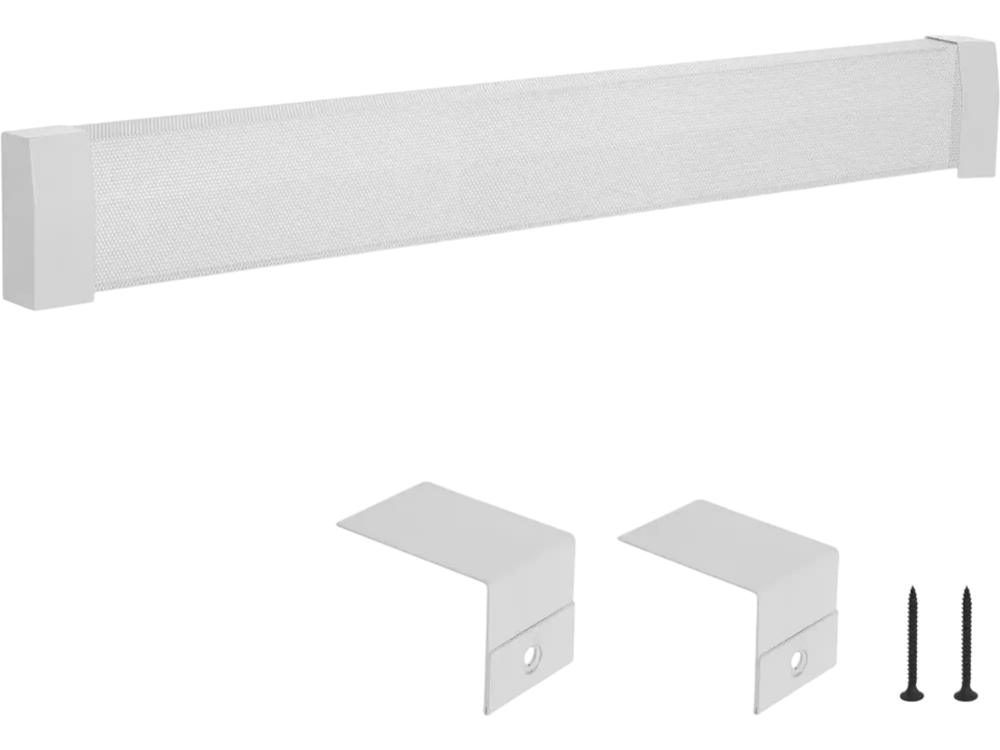 VEVOR Baseboard Heater Covers, Premium Series 5 ft Standard Electric Heating Unit Front Cover for Home Improvement, Heavy-duty Steel, Easy Installation for Bedroom Replacing Old Cover, White