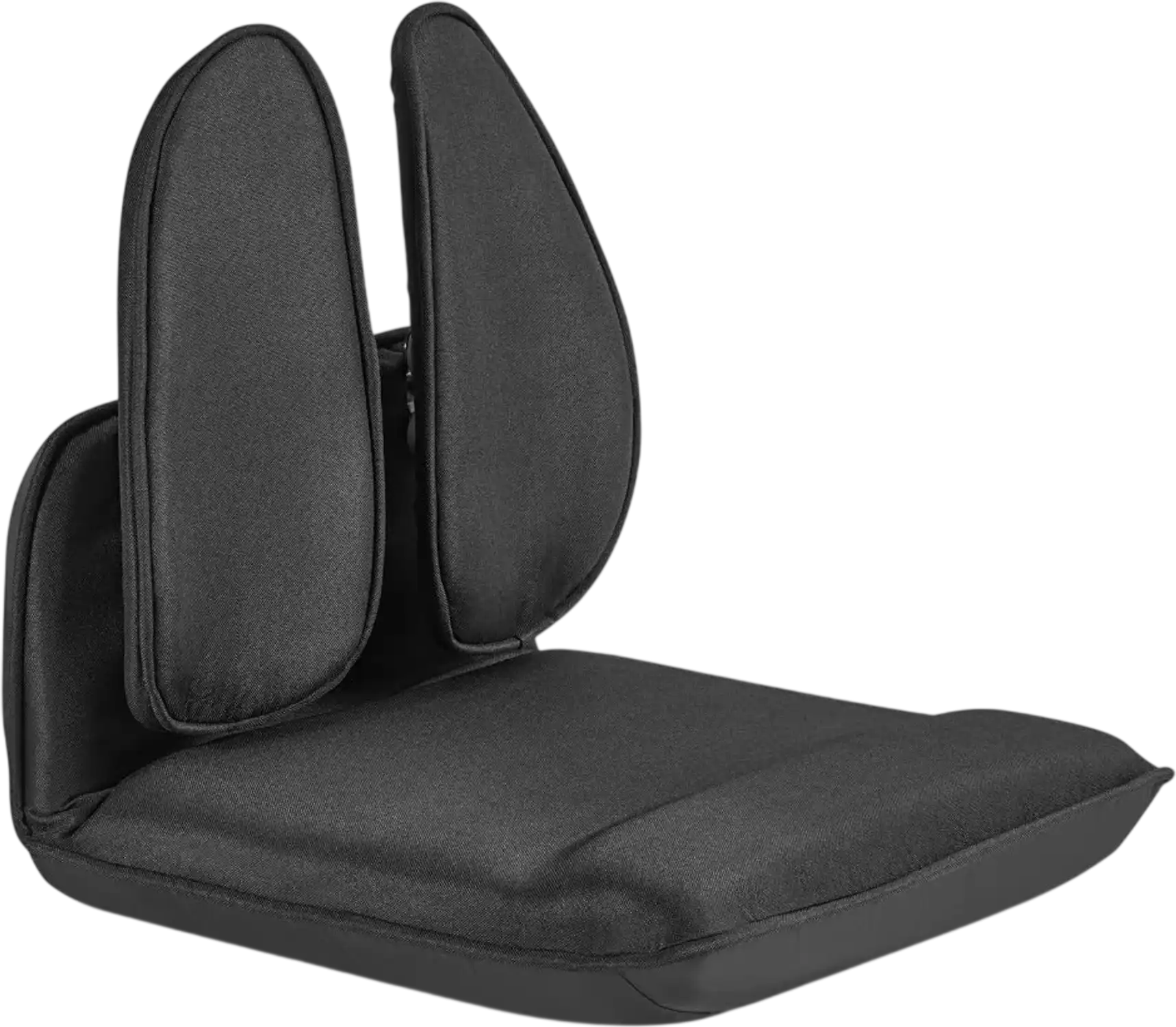 Vevor Floor Chair Adjustable Folding Gaming Chair with Ergonomic Back Support Black New