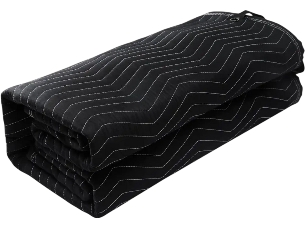 VEVOR Sound Dampening Blanket, 96" x 80", Extra Large Studio Grommeted Soundproof Blanket with Grommets, Light Blocker for Door Acoustic Noise Blocking Blanket Studio Sound Absorption Sheet, Black