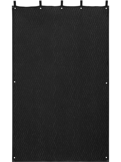 VEVOR Sound Dampening Blankets, Soundproof Curtains with 80 x 48 in, Soundproof Blanket with Grommets, Studio Grommeted Blanket, for Window, Door, Light Blocker, Music Recording, Black