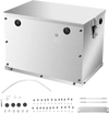 VEVOR Battery Box, Group 24/31 Trolling Motor Battery Box, Marine Batteries Case with Rubber-Grommet Cable Holes, Aluminum Alloy Shell Storage Case, Easy Installation, for Off-Road Racers, Trucks
