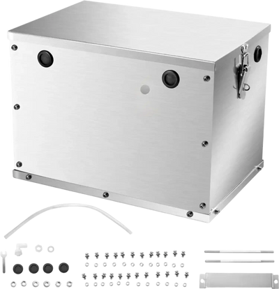 Vevor Battery Box Group 24/31 Trolling Motor Marine Aluminum Alloy Storage Case New