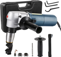 VEVOR Electric Metal Nibbler 625W Nibbler Metal Cutter 1000RPM High Speed Rotor 0.16in/4mm Metal Nibbler 110V w Replaced Blades Storage Case Sheet Metal Nibbler for Cutting Stainless Steel, Aluminium