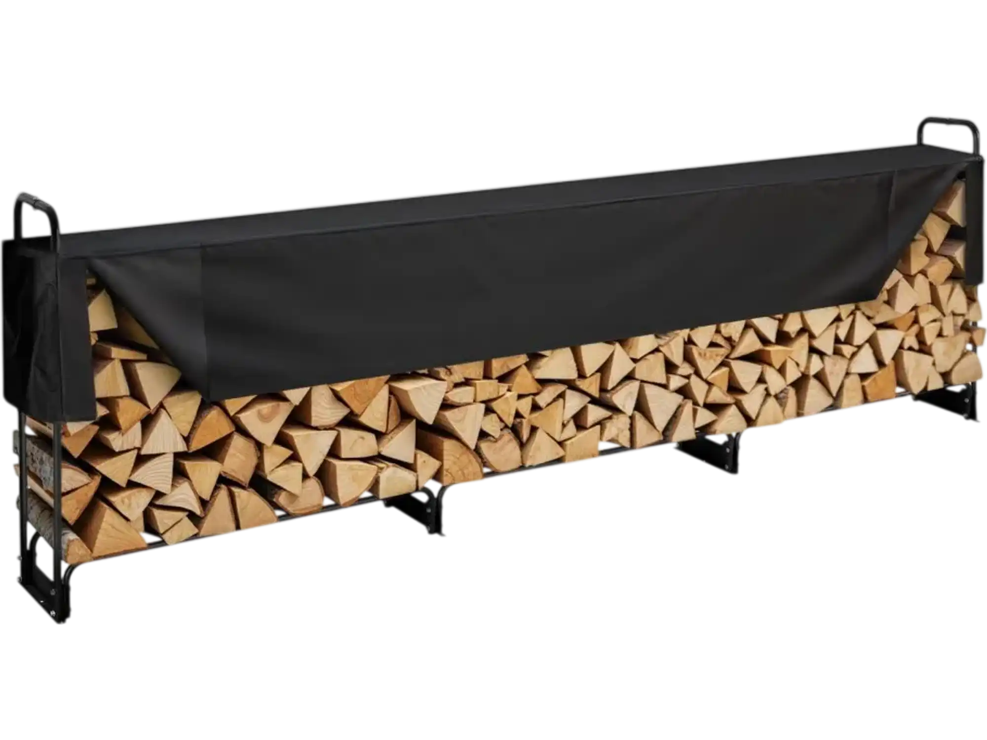 Vevor Firewood Rack Waterproof Cover Outdoor Log Holder New