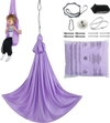VEVOR Sensory Swing for Kids, 3.1 Yards, Therapy Swing for Children with Special Needs, Cuddle Swing Indoor Outdoor Hammock for Child & Adult with Autism, ADHD, Aspergers, Sensory Integration, Purple