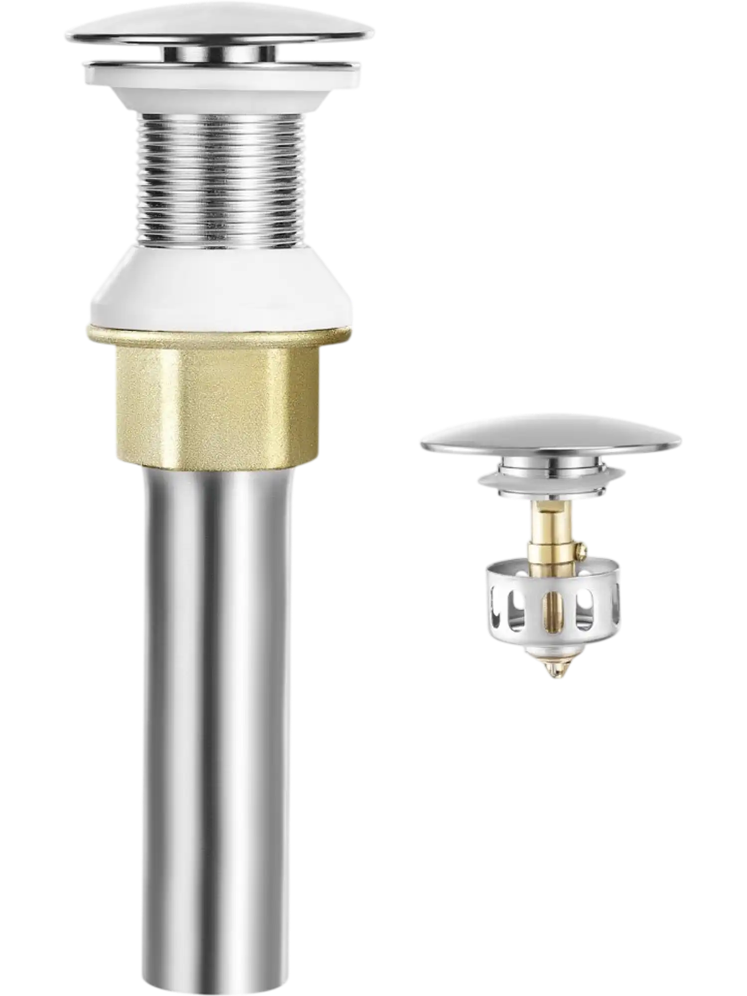 Vevor Vessel Sink Drain Bathroom Sink Drain Without Overflow New
