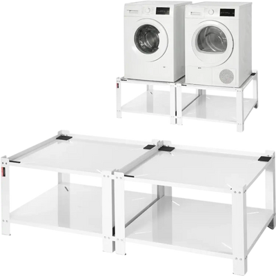 Vevor Laundry Pedestal Washer and Dryer Stand with Storage Shelf 27.5