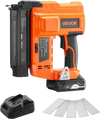 VEVOR Cordless Brad Nailer, 18 Gauge, 20V Battery Powered Nail Gun, with 500 pcs Nails, 2.0 Ah Li-ion Battery and Charger, Adjustable Nailing Depth, for Home Improvement, Woodworking, DIY Project