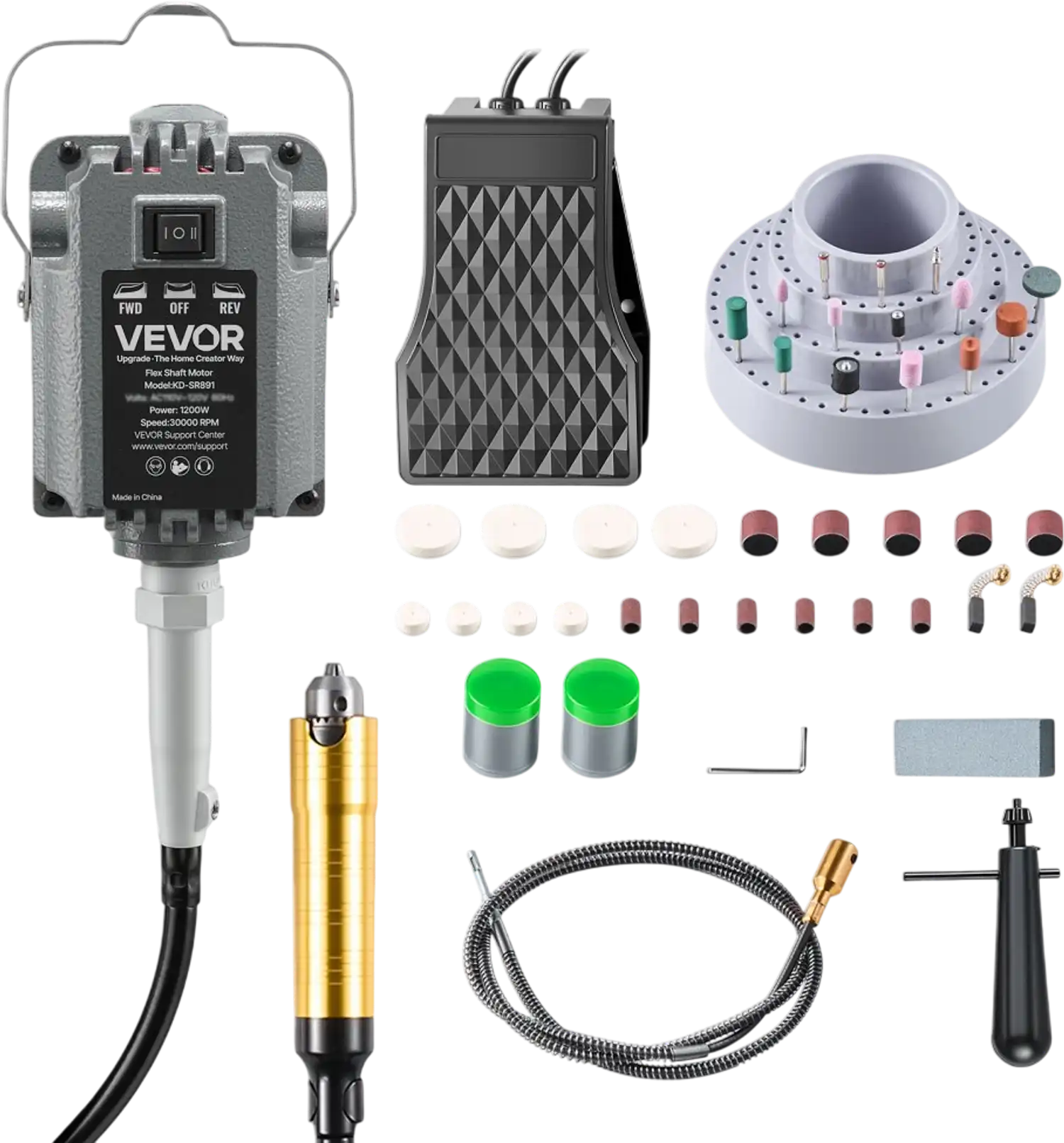 Vevor Flex Shaft Grinder Rotary Tool Kit New