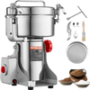 VEVOR 2000g Electric Grain Mill Grinder, High Speed 3400W Commercial Spice Grinders, Stainless Steel Pulverizer Powder Machine, for Dry Grains Spices Cereals Coffee Corn Pepper, Swing Type