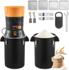 VEVOR Electric Grain Mill Grinder, 600W High Power Commercial Spice Grinder, 6.6 Gal Pulverizer Powder Machine with Galvanized Sharp Blades, for Dry Grains, Spices, Cereals, Coffee, Corn & Pepper